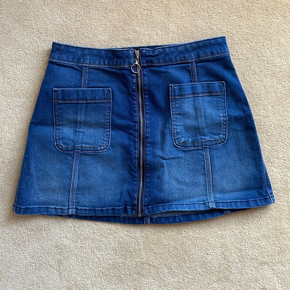 Denim Mini Skirt